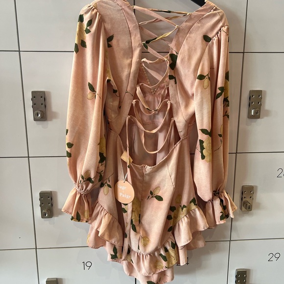 Summer floral Mini Dress Pink - Picture 4 of 4